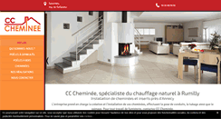 Desktop Screenshot of cccheminee.com